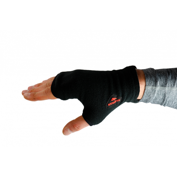 Варежки флис.Small Mittens чёрн. XL